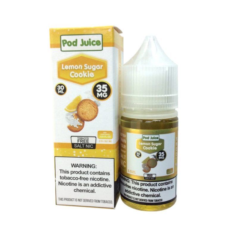 pod juice juice pod juice lemon sugar cookies tf 30ml nic salt vape juice 30565257773167