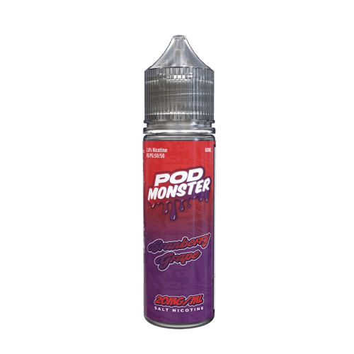 Monster Vape Labs Juice 20MG Pod Monster Salts Cranberry Grape Synthetic Vape Juice 60ml