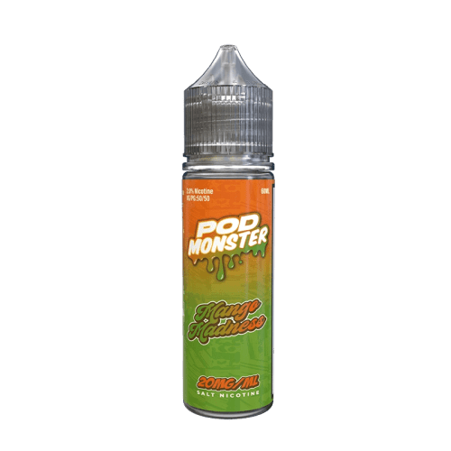 Monster Vape Labs Juice 20MG Pod Monster Salts Mango Madness Synthetic Vape Juice 60ml