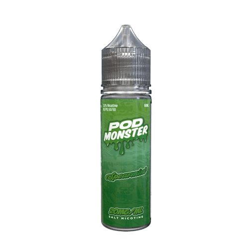 Monster Vape Labs Juice 20MG Pod Monster Salts Spearmint Synthetic Vape Juice 60ml