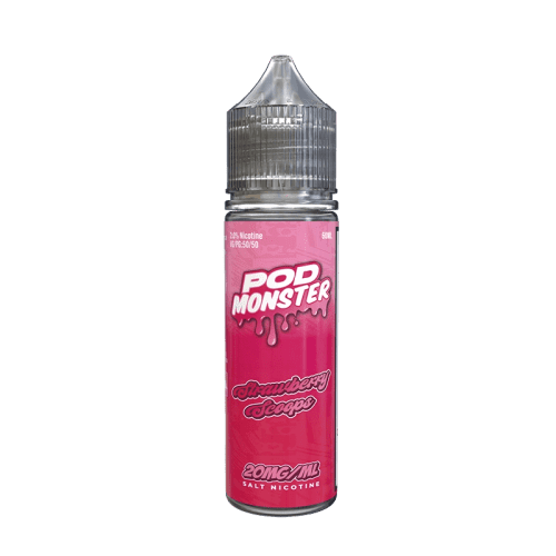 Monster Vape Labs Juice 20MG Pod Monster Salts Strawberry Scoops Synthetic Vape Juice 60ml