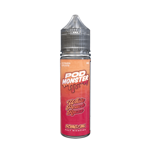 Monster Vape Labs Juice 50MG Pod Monster Salts White Peach Razz Synthetic Vape Juice 60ml