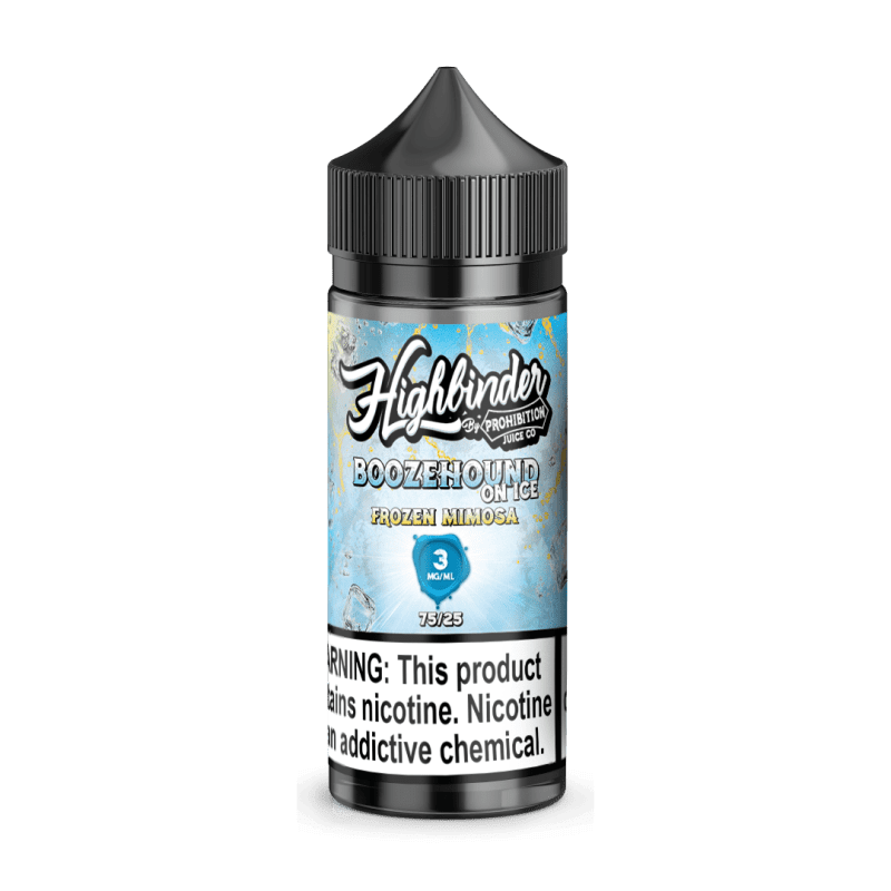 prohibition juice co juice highbinder boozehound on ice 100ml vape juice 30686257479791