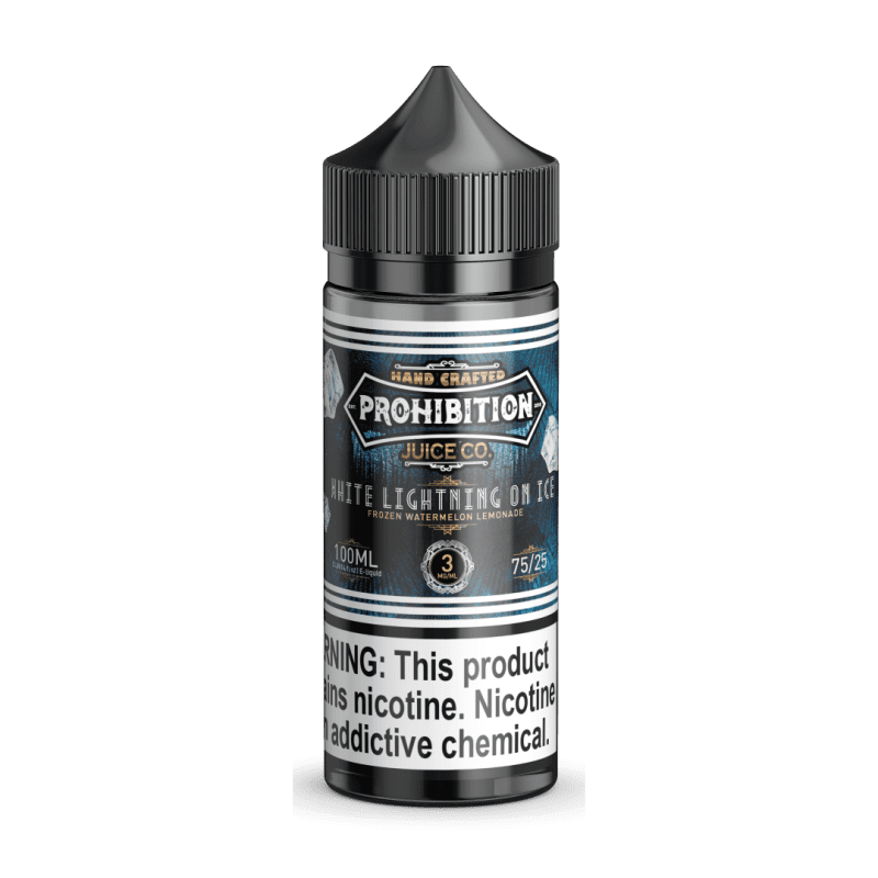 prohibition juice co juice prohibition juice co white lightning on ice 100ml vape juice 30686258921583