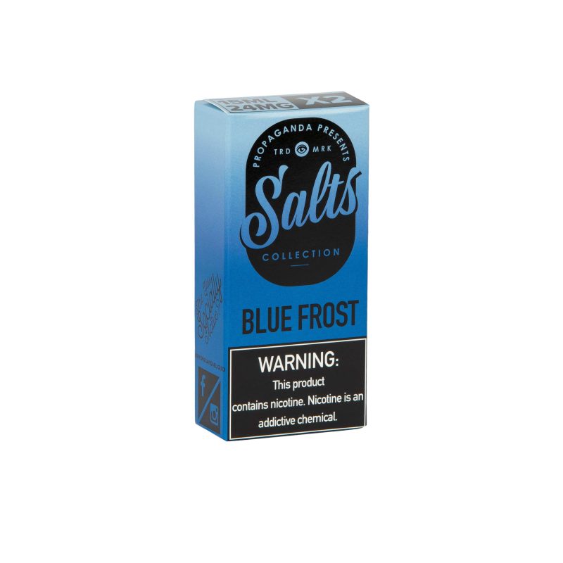 propaganda juice propaganda salts blue slushee frost 30ml nic salt vape juice 14641534763119