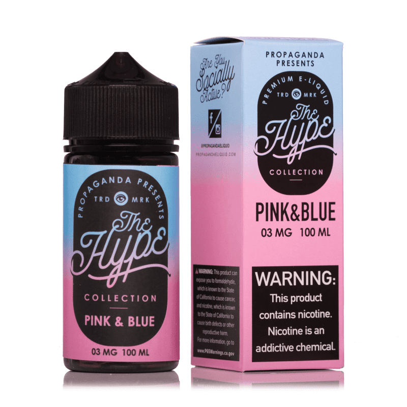 propaganda juice the hype pink blue 100ml vape juice 7183518072943