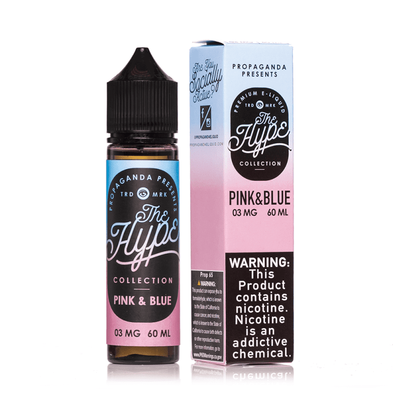 propaganda juice the hype pink blue 60ml vape juice 7183520366703