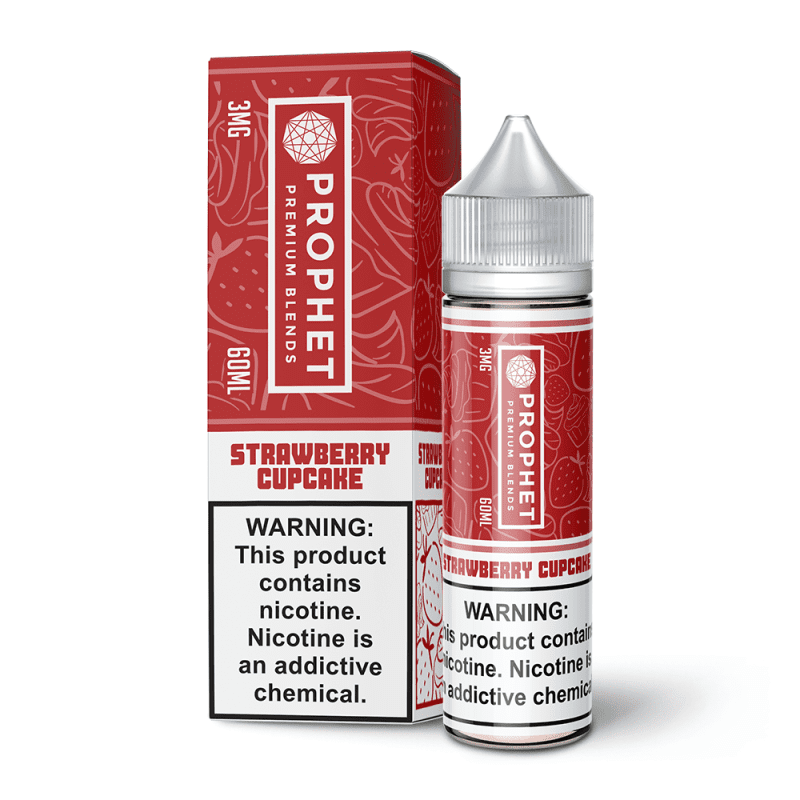 prophet premium blends juice prophet premium blends strawberry cupcake 60ml vape juice 13491367903343