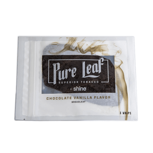 Pure Leaf Alternatives Chocolate Vanilla Pure Leaf Tobacco Wraps (Pack of 3)