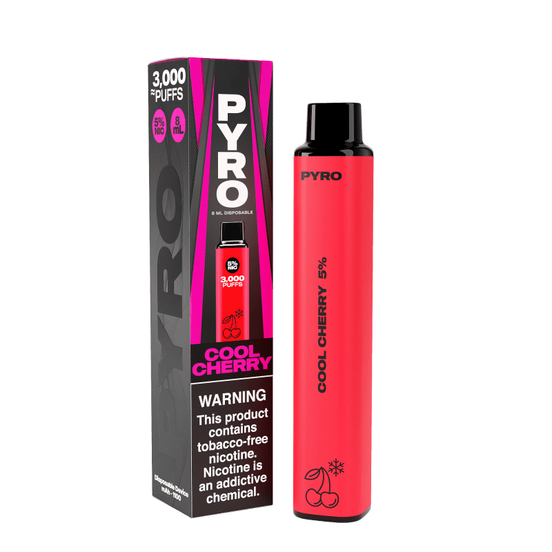 PYRO Disposable Vape Cool Cherry PYRO 3000 Disposable Vape (5%, 3000 Puffs)