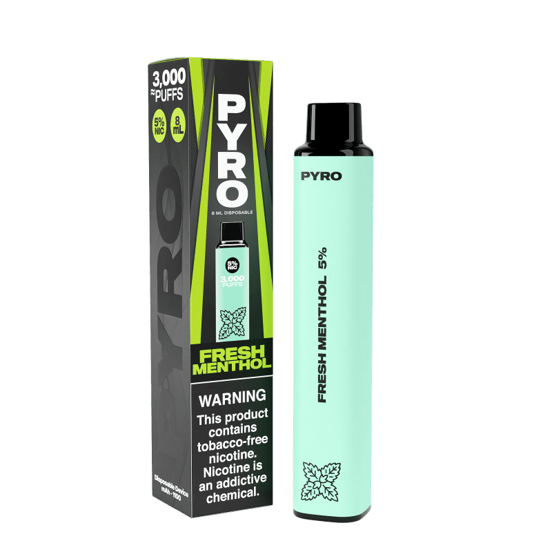 PYRO Disposable Vape Fresh Menthol PYRO 3000 Disposable Vape (5%, 3000 Puffs)