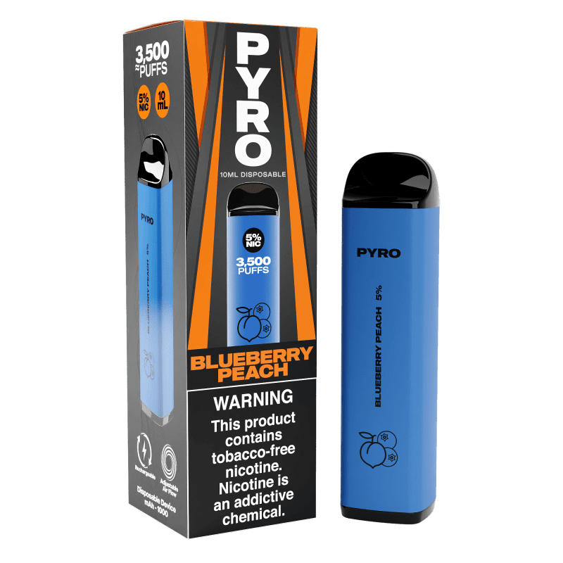 PYRO Disposable Vape Blueberry Peach PYRO 3500 Disposable Vape