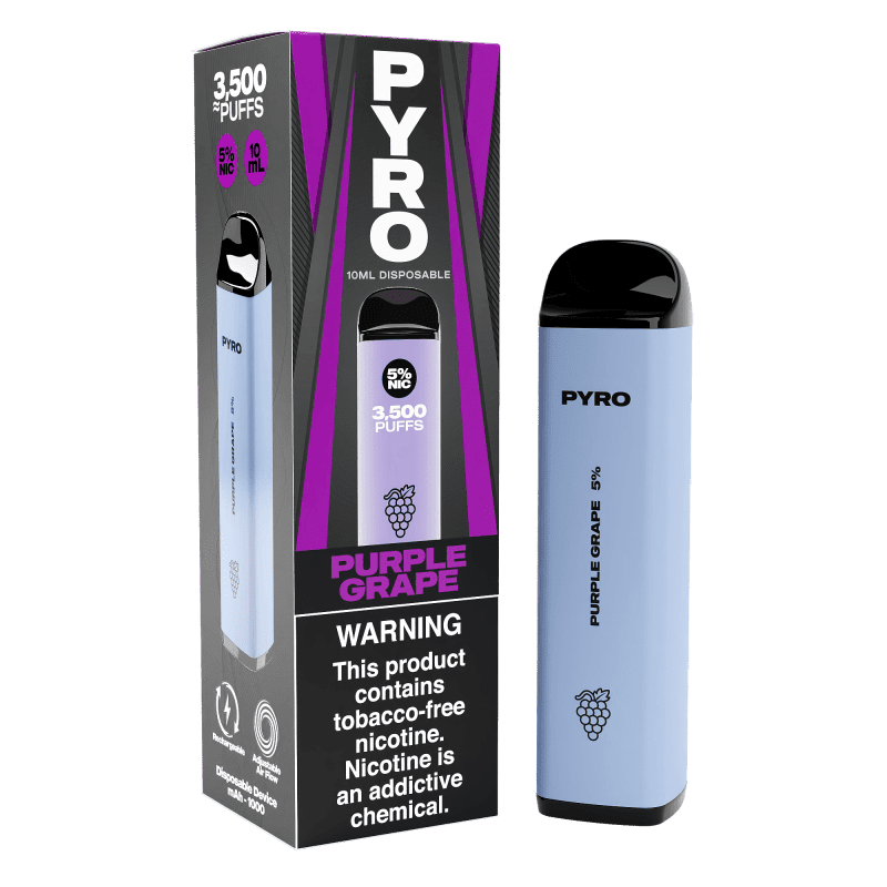 PYRO Disposable Vape Purple Grape PYRO 3500 Disposable Vape