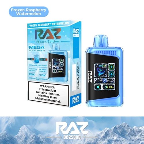 RAZ Disposable Vape Frozen Raspberry Watermelon RAZ DC25000 Disposable Vape (5%, 25000 Puffs)