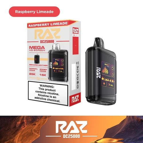 RAZ DC25000 Disposable Vape Raspberry Limeade Flavor