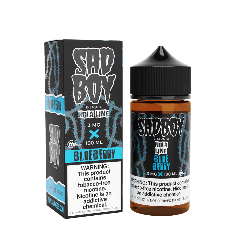 sadboy juice sadboy blueberry nola 100ml vape juice 30870277390447