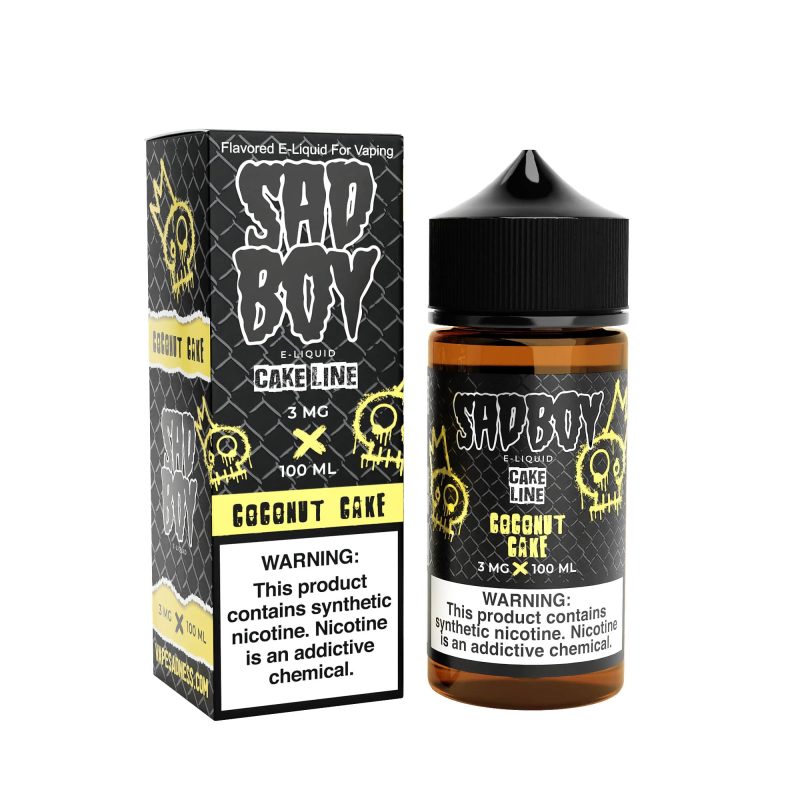 sadboy juice sadboy cake line coconut cake 100ml tf vape juice 32352992428143