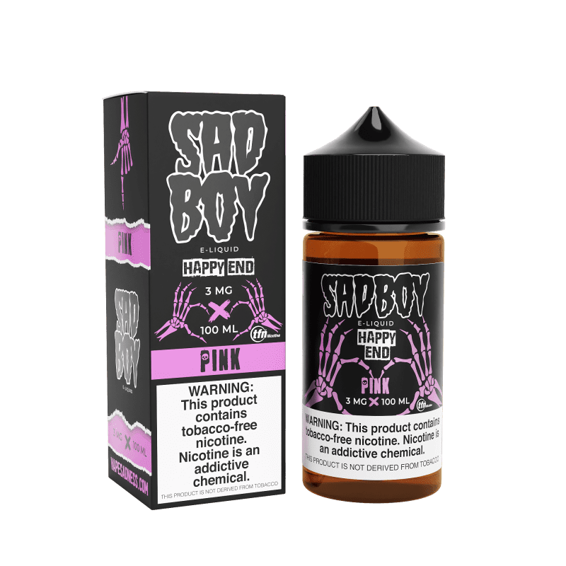 sadboy juice sadboy happy end pink 100ml vape juice 30870284009583