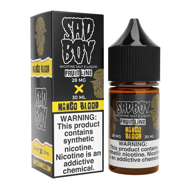 sadboy juice sadboy mango blood 30ml tf nic salt vape juice 32161455898735