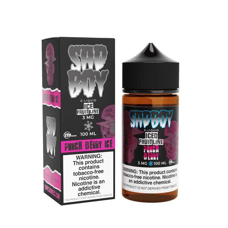 sadboy juice sadboy punch berry ice 100ml vape juice 30870290759791