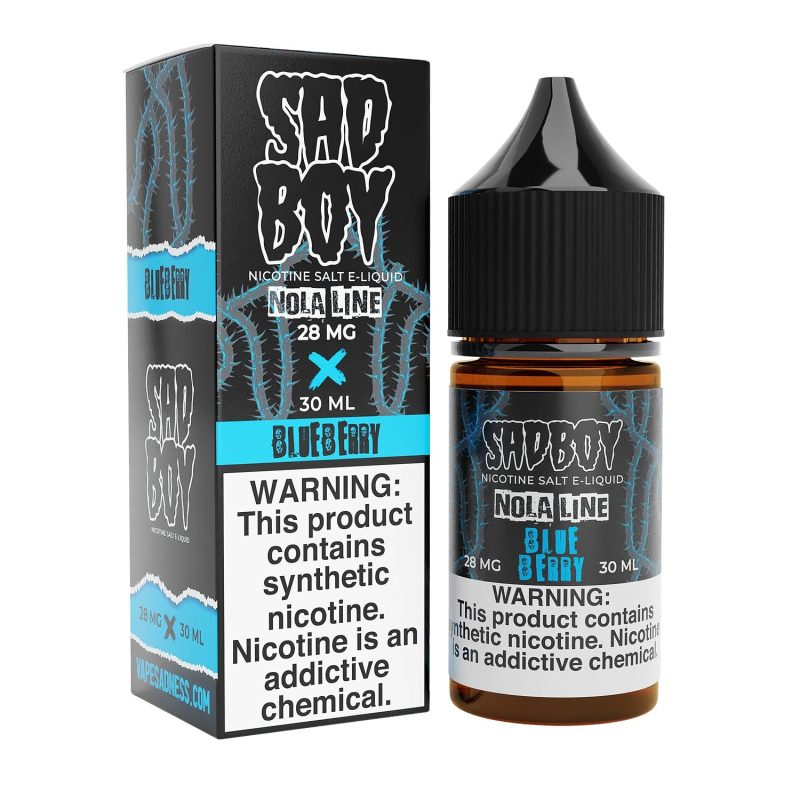 sadboy juice sadboy salts blueberry nola 30ml nic salt vape juice 32161454686319