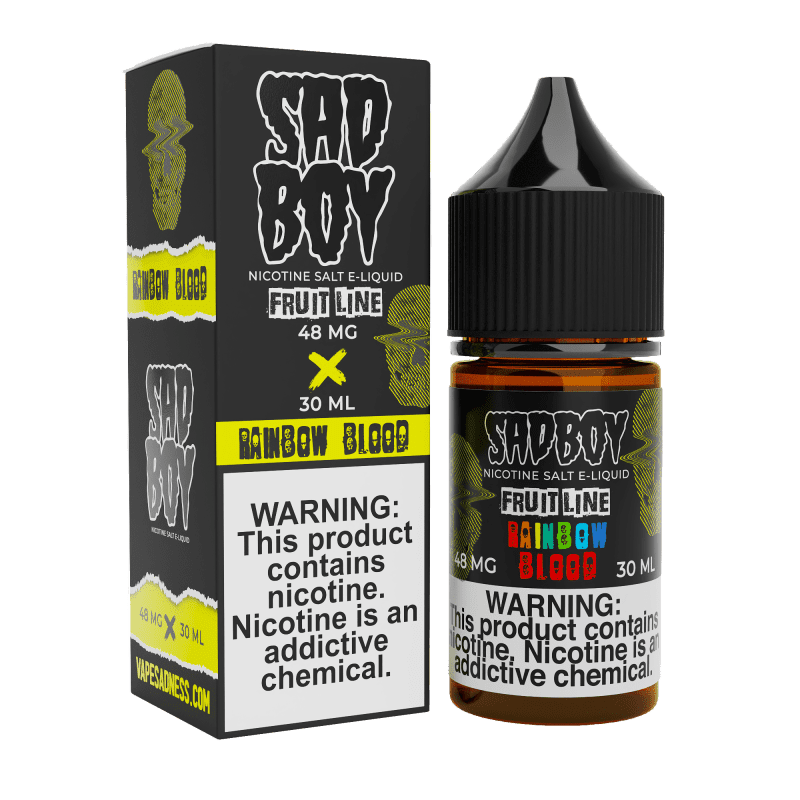 sadboy juice sadboy salts rainbow blood 30ml nic salt vape juice 30468839178351