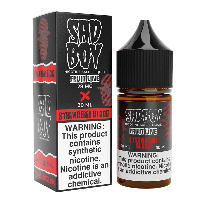 sadboy juice sadboy strawberry blood 30ml tf nic salt vape juice 32161456128111