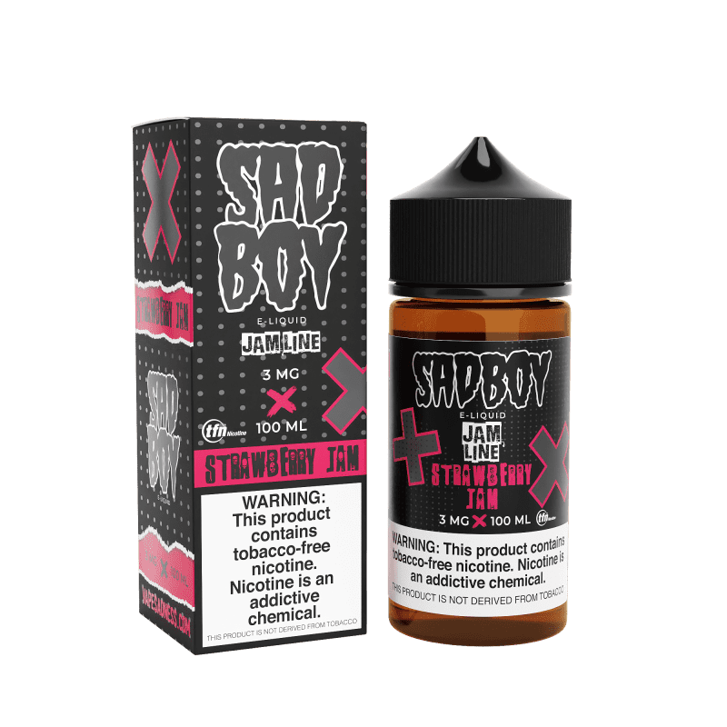 sadboy juice sadboy strawberry jam cookie 100ml vape juice 30870278996079