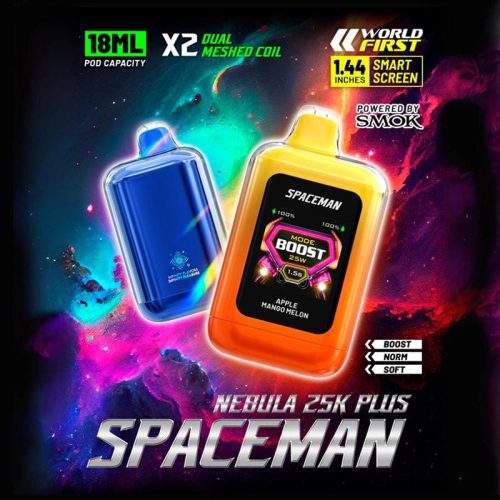 smok disposable vape spaceman nebula 25k plus disposable vape 33800910307439