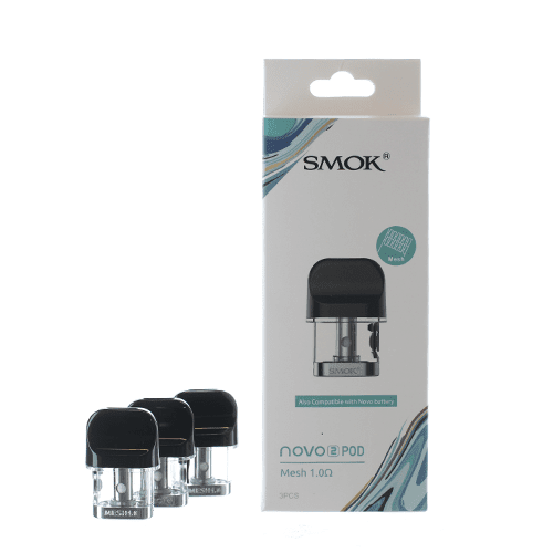 SMOK Pods 1.0ohm Mesh Coil SMOK Novo 2 Replacement Pods (Pack of 3)