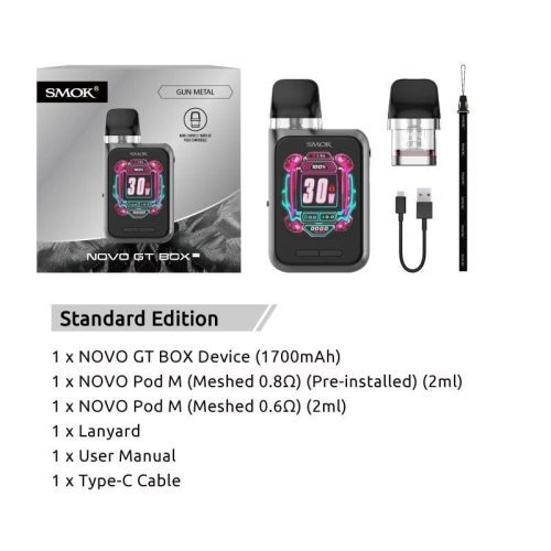 smok pod system smok novo gt box 30w pod kit 34516213235823