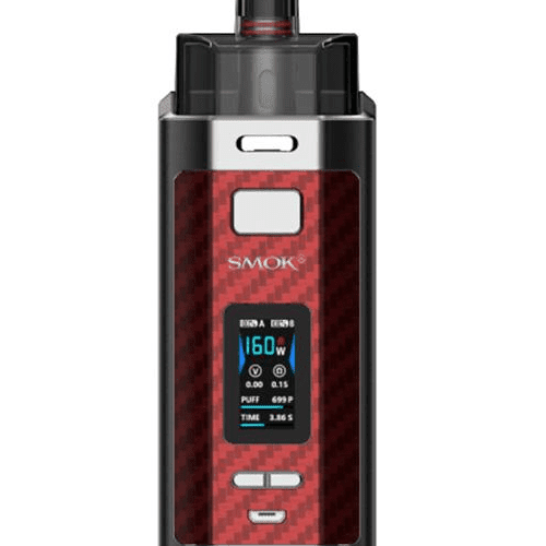 SMOK Pod System Limited Edition Red Carbon Fiber SMOK RPM160 160W Pod Mod Kit