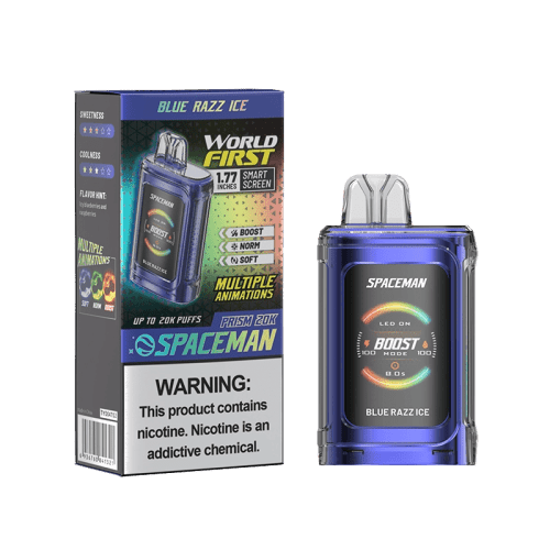 SMOK Spaceman Prism 20K Disposable Vape Blue Razz Ice Flavor