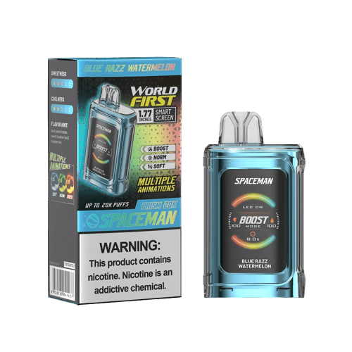 SMOK Spaceman Prism 20K Disposable Vape Blue Razz Watermelon Flavor