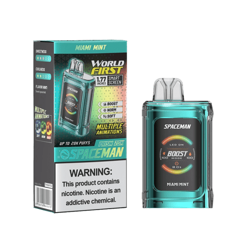 SMOK Spaceman Prism 20K Disposable Vape Miami Mint Flavor