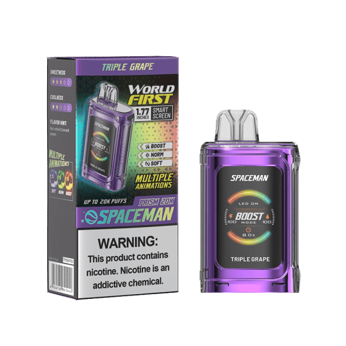 SMOK Spaceman Prism 20K Disposable Vape Triple Grape Flavor