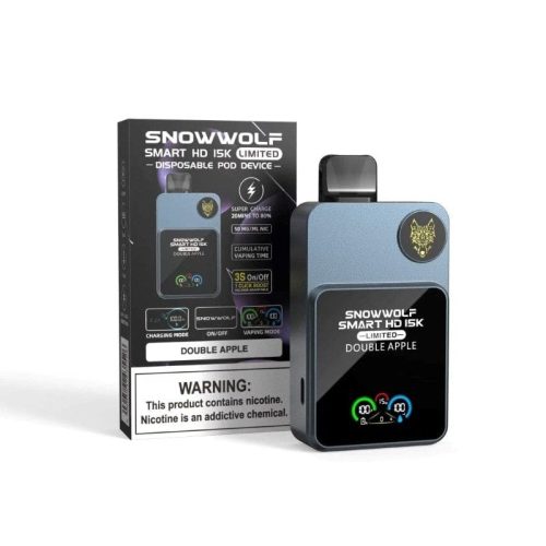 snowwolf double apple snowwolf smart hd 15k disposable vape 5 15000 puffs 100 off 34566888783983