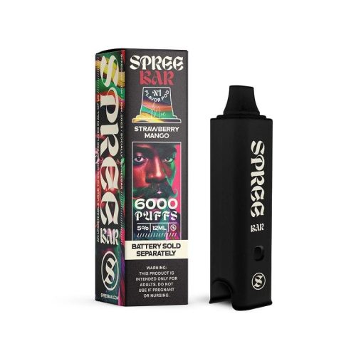 Spree Bar Disposable Vape Spree Bar 6000 Diposable Starter Pack (5%, 6000 Puffs)