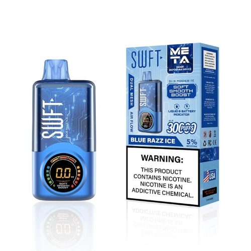 SWFT Disposable Vape Blue Razz Ice Flavor