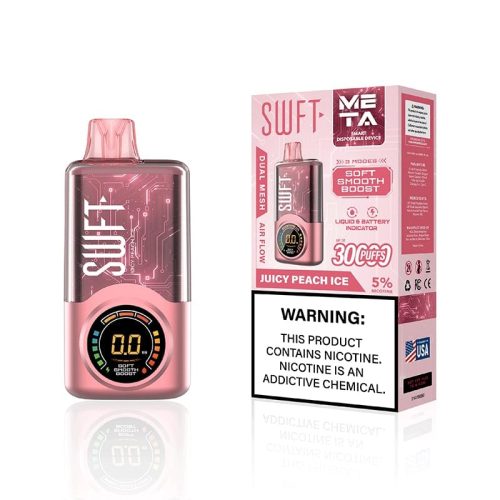 SWFT Disposable Vape Juicy Peach Ice Flavor