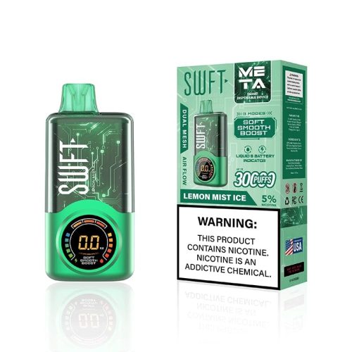 SWFT Disposable Vape Lemon Mist Ice Flavor