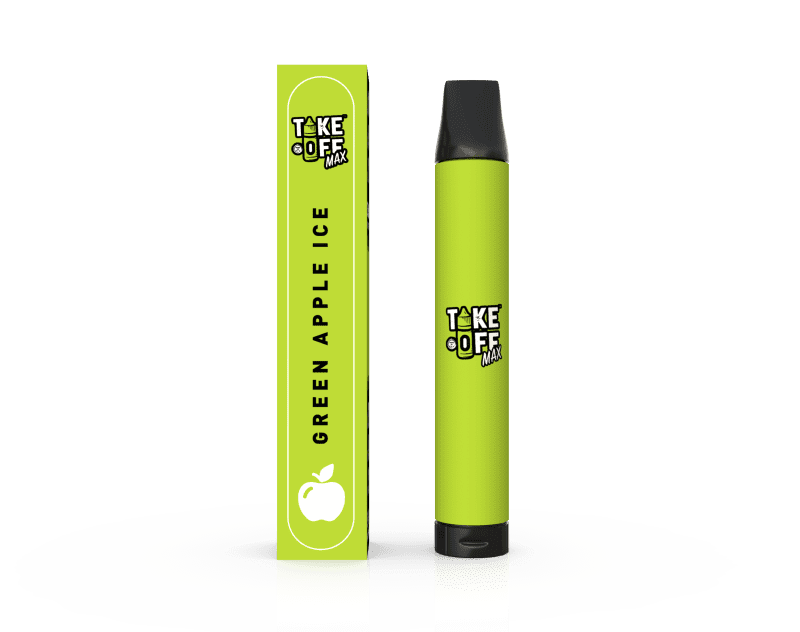 TAKE OFF Disposable Vape Green Apple Freeze Take Off Max Disposable Vape