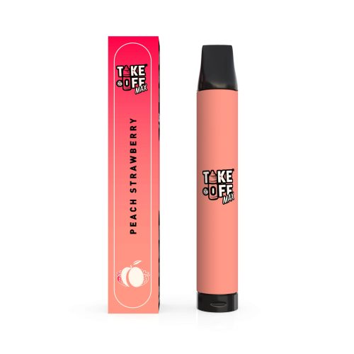 TAKE OFF Disposable Vape Peach Strawberry Take Off Max Disposable Vape