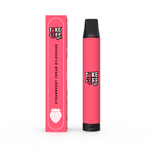 TAKE OFF Disposable Vape Strawberry Creme Milkshake Take Off Max Disposable Vape