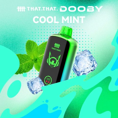 THATTHAT Cool Mint 🎁 THATTHAT Dooby 18000 Disposable  Vape (5%, 18000 Puffs) (100% off)