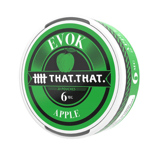 THATTHAT Cigarette Solutions Apple 6mg THATTHAT Evok Nicotine Pouches