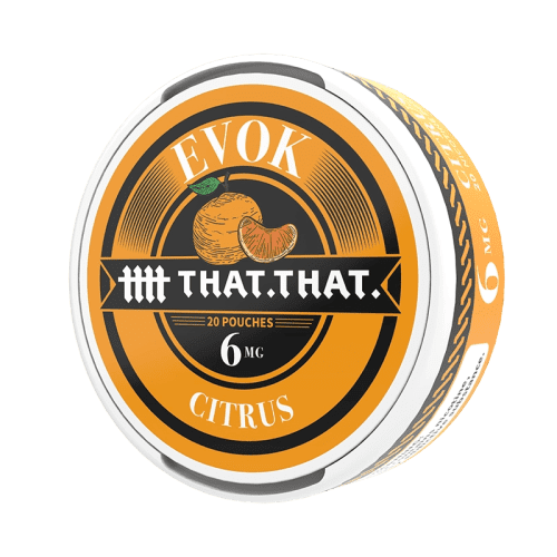 THATTHAT Cigarette Solutions Citrus 6mg THATTHAT Evok Nicotine Pouches