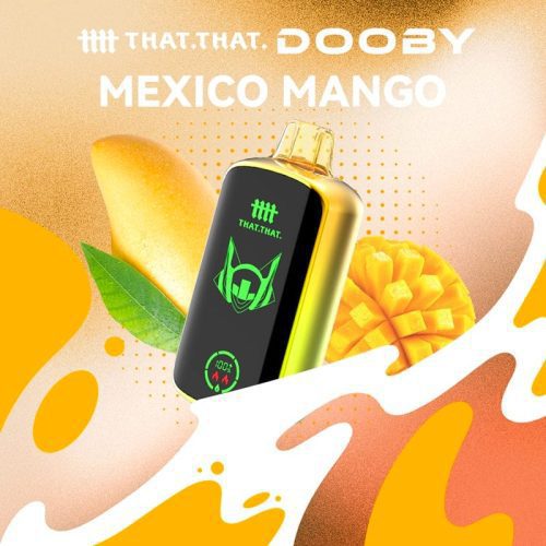 THATTHAT Mexico Mango 🎁 THATTHAT Dooby 18000 Disposable  Vape (5%, 18000 Puffs) (100% off)