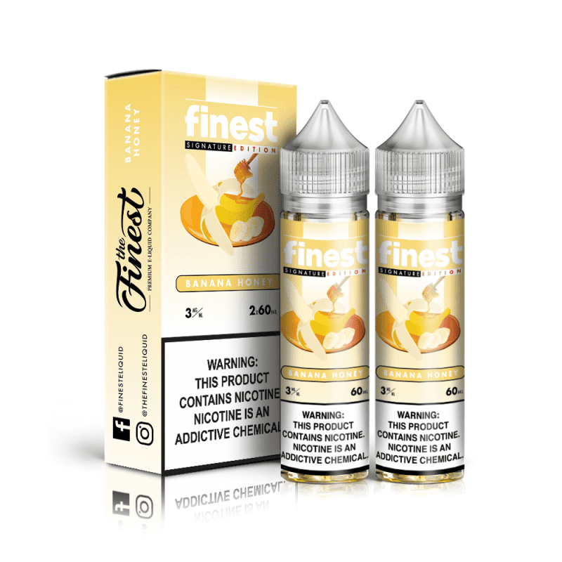 the finest juice the finest banana honey 2x 60ml vape juice 14815291965551