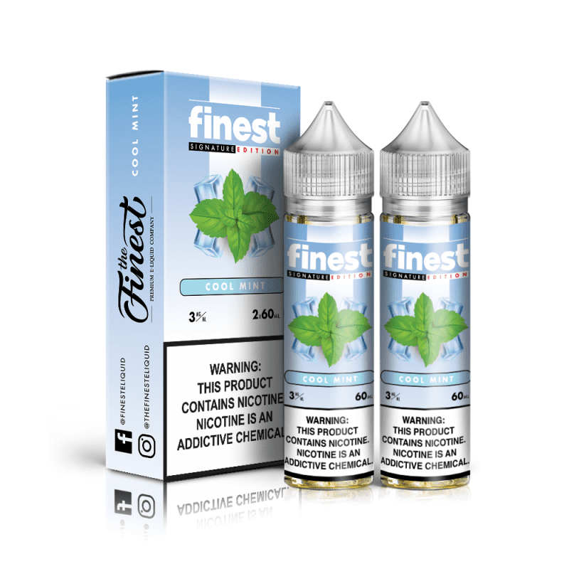 the finest juice the finest cool mint 2x 60ml vape juice 14815289311343